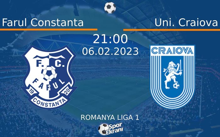 06 Şubat 2023 Farul Constanta vs Uni. Craiova maçı Hangi Kanalda Saat Kaçta Yayınlanacak?