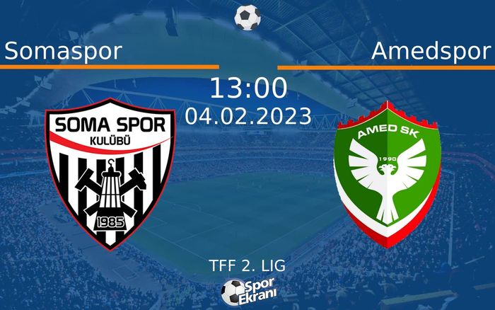 04 Şubat 2023 Somaspor vs Amedspor maçı Hangi Kanalda Saat Kaçta Yayınlanacak?