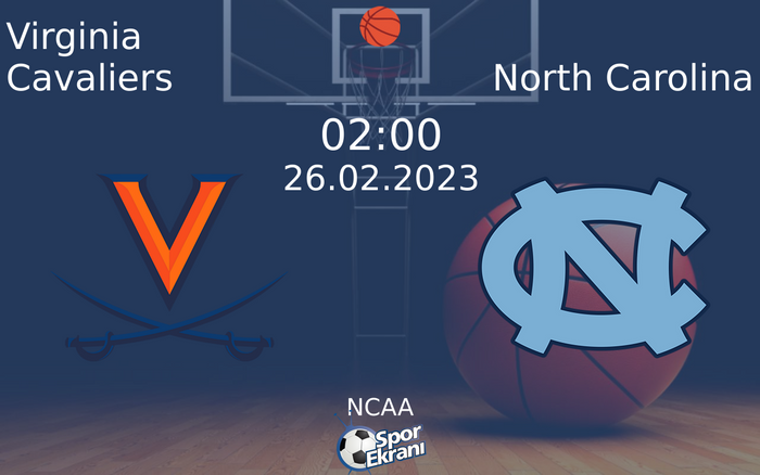 26 Şubat 2023 Virginia Cavaliers vs North Carolina maçı Hangi Kanalda Saat Kaçta Yayınlanacak? 26 Şubat 2023 Virginia Cavaliers vs North Carolina maçı Hangi Kanalda Saat Kaçta Yayınlanacak?