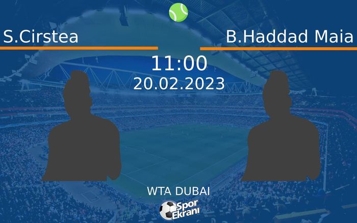 20 Şubat 2023 S.Cirstea vs B.Haddad Maia maçı Hangi Kanalda Saat Kaçta Yayınlanacak?