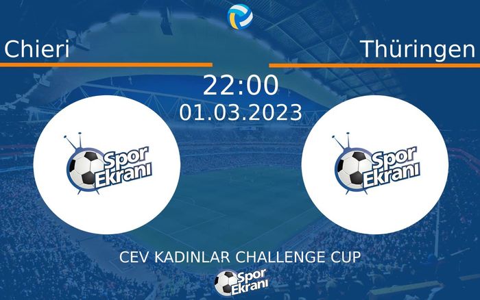 01 Mart 2023 Chieri vs Thüringen maçı Hangi Kanalda Saat Kaçta Yayınlanacak? 01 Mart 2023 Chieri vs Thüringen maçı Hangi Kanalda Saat Kaçta Yayınlanacak?
