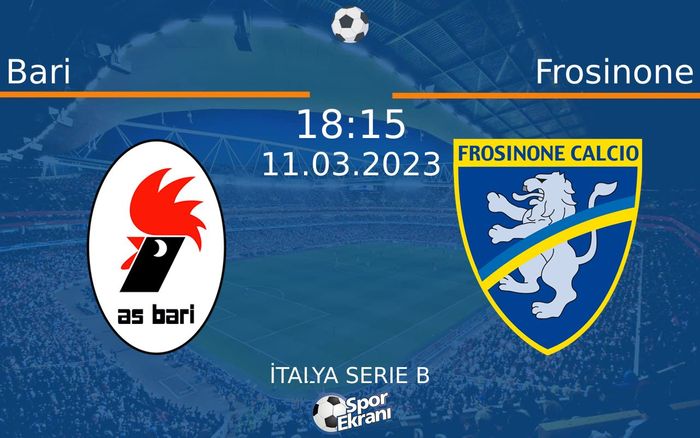 11 Mart 2023 Bari vs Frosinone maçı Hangi Kanalda Saat Kaçta Yayınlanacak?
