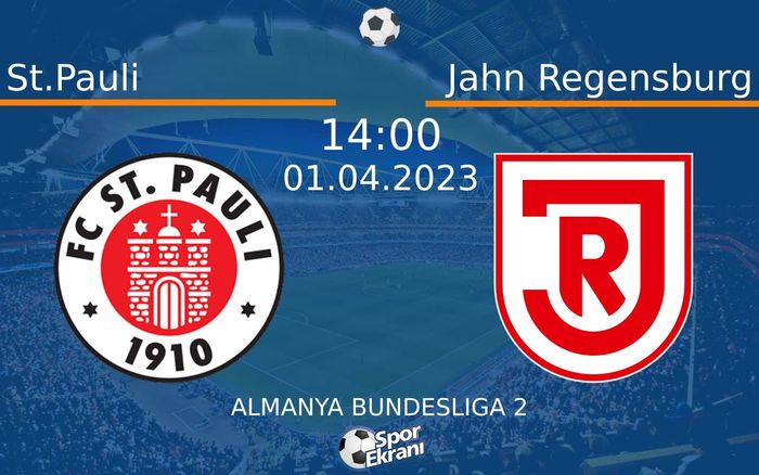 01 Nisan 2023 St.Pauli vs Jahn Regensburg maçı Hangi Kanalda Saat Kaçta Yayınlanacak? 01 Nisan 2023 St.Pauli vs Jahn Regensburg maçı Hangi Kanalda Saat Kaçta Yayınlanacak?