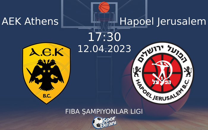 12 Nisan 2023 AEK Athens vs Hapoel Jerusalem maçı Hangi Kanalda Saat Kaçta Yayınlanacak?