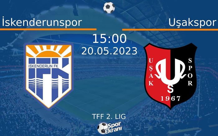 20 Mayıs 2023 İskenderunspor vs Uşakspor maçı Hangi Kanalda Saat Kaçta Yayınlanacak? 20 Mayıs 2023 İskenderunspor vs Uşakspor maçı Hangi Kanalda Saat Kaçta Yayınlanacak?