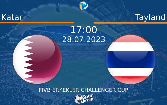 28 Temmuz 2023 Katar vs Tayland maçı Hangi Kanalda Saat Kaçta Yayınlanacak?