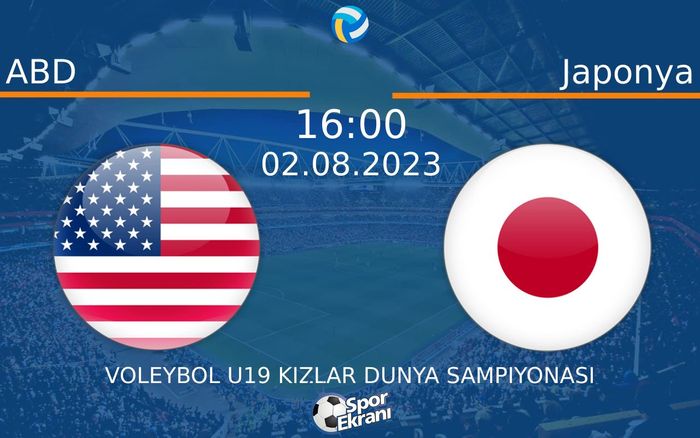 02 Ağustos 2023 ABD vs Japonya maçı Hangi Kanalda Saat Kaçta Yayınlanacak? 02 Ağustos 2023 ABD vs Japonya maçı Hangi Kanalda Saat Kaçta Yayınlanacak?