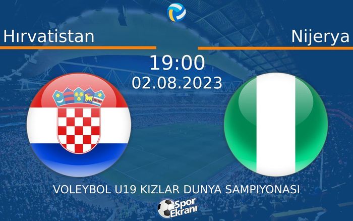 02 Ağustos 2023 Hırvatistan vs Nijerya maçı Hangi Kanalda Saat Kaçta Yayınlanacak? 02 Ağustos 2023 Hırvatistan vs Nijerya maçı Hangi Kanalda Saat Kaçta Yayınlanacak?