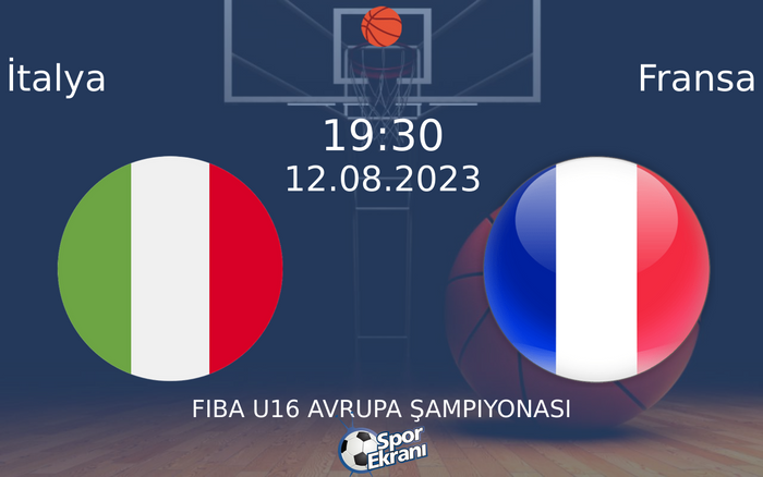 12 Ağustos 2023 İtalya vs Fransa maçı Hangi Kanalda Saat Kaçta Yayınlanacak? 12 Ağustos 2023 İtalya vs Fransa maçı Hangi Kanalda Saat Kaçta Yayınlanacak?