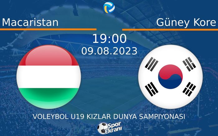 09 Ağustos 2023 Macaristan vs Güney Kore maçı Hangi Kanalda Saat Kaçta Yayınlanacak? 09 Ağustos 2023 Macaristan vs Güney Kore maçı Hangi Kanalda Saat Kaçta Yayınlanacak?