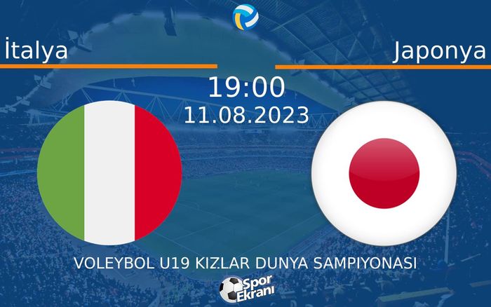 11 Ağustos 2023 İtalya vs Japonya maçı Hangi Kanalda Saat Kaçta Yayınlanacak?