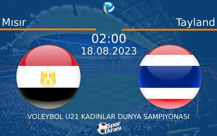 18 Ağustos 2023 Mısır vs Tayland maçı Hangi Kanalda Saat Kaçta Yayınlanacak? 18 Ağustos 2023 Mısır vs Tayland maçı Hangi Kanalda Saat Kaçta Yayınlanacak?