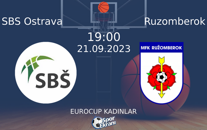 21 Eylül 2023 SBS Ostrava vs Ruzomberok maçı Hangi Kanalda Saat Kaçta Yayınlanacak?