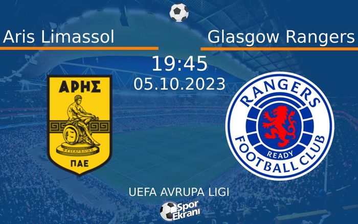 05 Ekim 2023 Aris Limassol vs Glasgow Rangers maçı Hangi Kanalda Saat Kaçta Yayınlanacak?