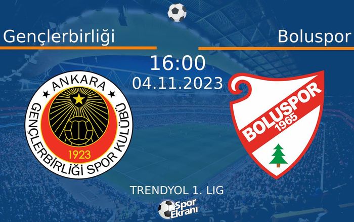 04 Kasım 2023 Gençlerbirliği vs Boluspor maçı Hangi Kanalda Saat Kaçta Yayınlanacak? 04 Kasım 2023 Gençlerbirliği vs Boluspor maçı Hangi Kanalda Saat Kaçta Yayınlanacak?