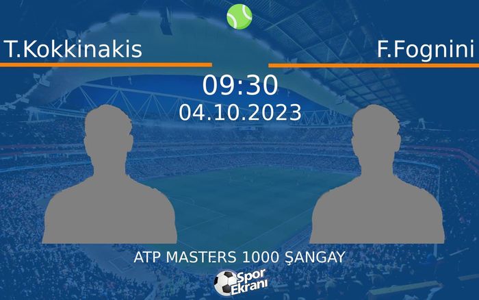 04 Ekim 2023 T.Kokkinakis vs F.Fognini maçı Hangi Kanalda Saat Kaçta Yayınlanacak?