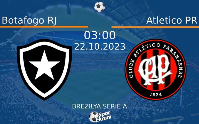 22 Ekim 2023 Botafogo RJ vs Atletico PR maçı Hangi Kanalda Saat Kaçta Yayınlanacak? 22 Ekim 2023 Botafogo RJ vs Atletico PR maçı Hangi Kanalda Saat Kaçta Yayınlanacak?