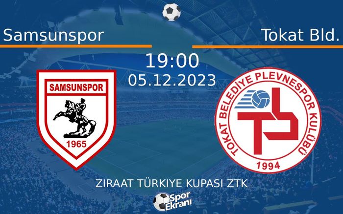 05 Aralık 2023 Samsunspor vs Tokat Bld. maçı Hangi Kanalda Saat Kaçta Yayınlanacak? 05 Aralık 2023 Samsunspor vs Tokat Bld. maçı Hangi Kanalda Saat Kaçta Yayınlanacak?