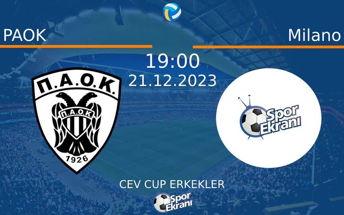21 Aralık 2023 PAOK vs Milano maçı Hangi Kanalda Saat Kaçta Yayınlanacak? 21 Aralık 2023 PAOK vs Milano maçı Hangi Kanalda Saat Kaçta Yayınlanacak?