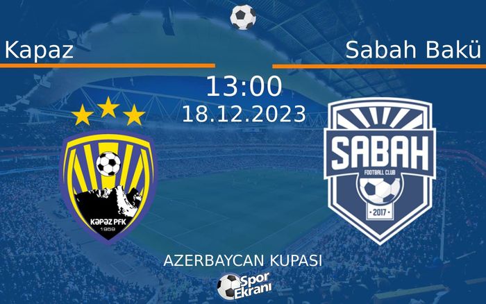 18 Aralık 2023 Kapaz vs Sabah Bakü maçı Hangi Kanalda Saat Kaçta Yayınlanacak?