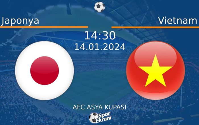 14 Ocak 2024 Japonya vs Vietnam maçı Hangi Kanalda Saat Kaçta Yayınlanacak? 14 Ocak 2024 Japonya vs Vietnam maçı Hangi Kanalda Saat Kaçta Yayınlanacak?
