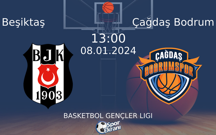 08 Ocak 2024 Beşiktaş vs Çağdaş Bodrum maçı Hangi Kanalda Saat Kaçta Yayınlanacak?