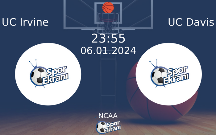 06 Ocak 2024 UC Irvine vs UC Davis maçı Hangi Kanalda Saat Kaçta Yayınlanacak? 06 Ocak 2024 UC Irvine vs UC Davis maçı Hangi Kanalda Saat Kaçta Yayınlanacak?