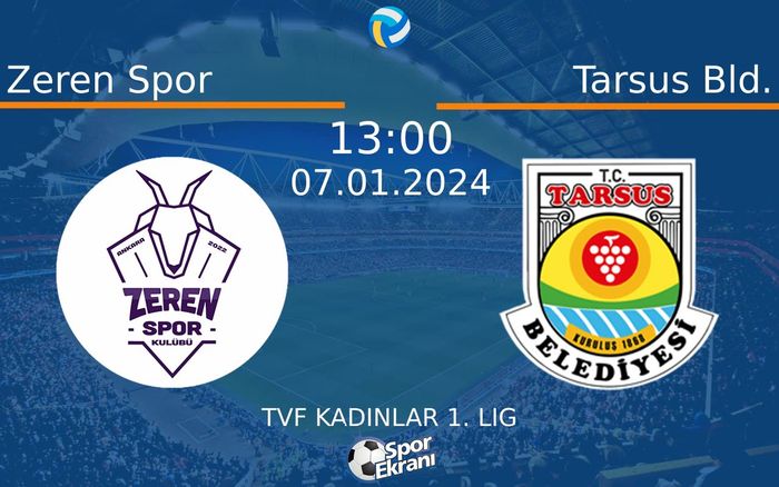 07 Ocak 2024 Zeren Spor vs Tarsus Bld. maçı Hangi Kanalda Saat Kaçta Yayınlanacak? 07 Ocak 2024 Zeren Spor vs Tarsus Bld. maçı Hangi Kanalda Saat Kaçta Yayınlanacak?