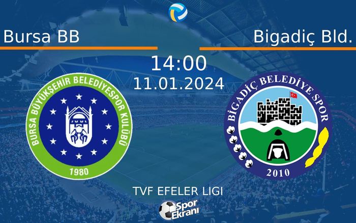11 Ocak 2024 Bursa BB vs Bigadiç Bld. maçı Hangi Kanalda Saat Kaçta Yayınlanacak?