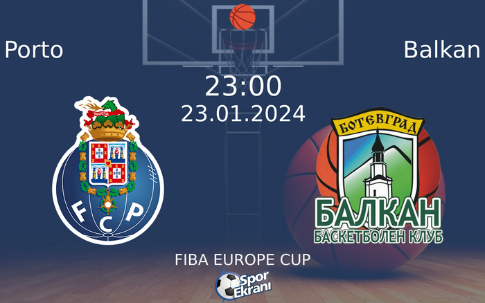 23 Ocak 2024 Porto vs Balkan maçı Hangi Kanalda Saat Kaçta Yayınlanacak?