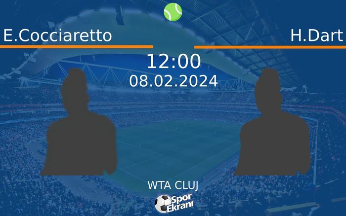 08 Şubat 2024 E.Cocciaretto vs H.Dart maçı Hangi Kanalda Saat Kaçta Yayınlanacak? 08 Şubat 2024 E.Cocciaretto vs H.Dart maçı Hangi Kanalda Saat Kaçta Yayınlanacak?