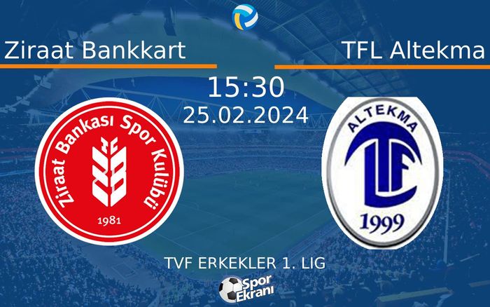 25 Şubat 2024 Ziraat Bankkart vs TFL Altekma maçı Hangi Kanalda Saat Kaçta Yayınlanacak?