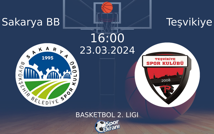 23 Mart 2024 Sakarya BB vs Teşvikiye maçı Hangi Kanalda Saat Kaçta Yayınlanacak? 23 Mart 2024 Sakarya BB vs Teşvikiye maçı Hangi Kanalda Saat Kaçta Yayınlanacak?