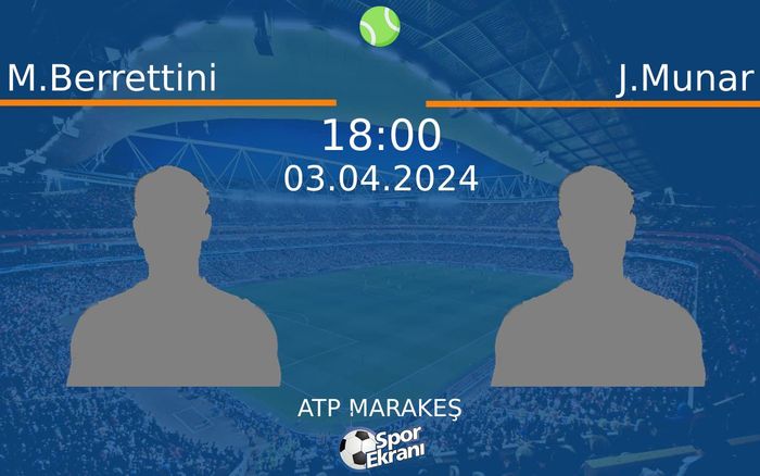 03 Nisan 2024 M.Berrettini vs J.Munar maçı Hangi Kanalda Saat Kaçta Yayınlanacak?