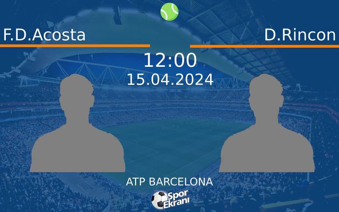 15 Nisan 2024 F.D.Acosta vs D.Rincon maçı Hangi Kanalda Saat Kaçta Yayınlanacak?