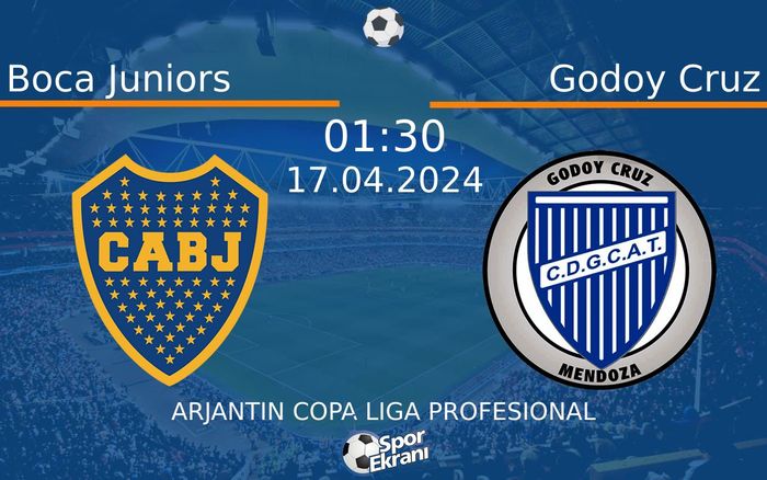 17 Nisan 2024 Boca Juniors vs Godoy Cruz maçı Hangi Kanalda Saat Kaçta Yayınlanacak?