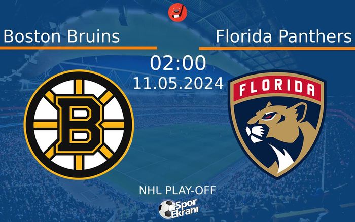 11 Mayıs 2024 Boston Bruins vs Florida Panthers maçı Hangi Kanalda Saat Kaçta Yayınlanacak? 11 Mayıs 2024 Boston Bruins vs Florida Panthers maçı Hangi Kanalda Saat Kaçta Yayınlanacak?