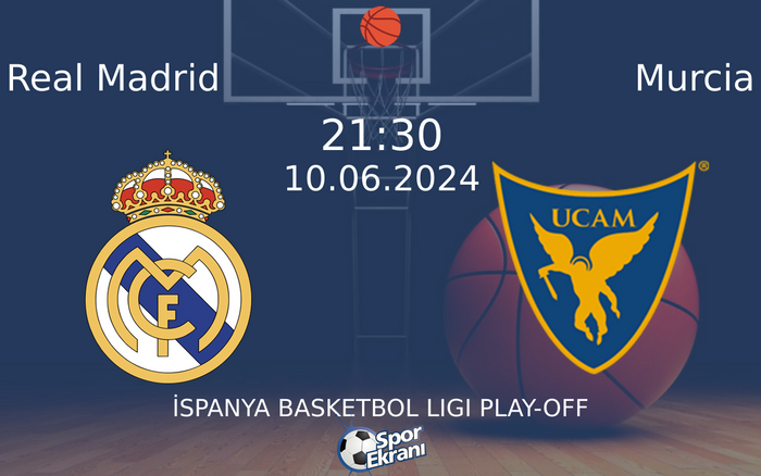 10 Haziran 2024 Real Madrid vs Murcia maçı Hangi Kanalda Saat Kaçta Yayınlanacak? 10 Haziran 2024 Real Madrid vs Murcia maçı Hangi Kanalda Saat Kaçta Yayınlanacak?