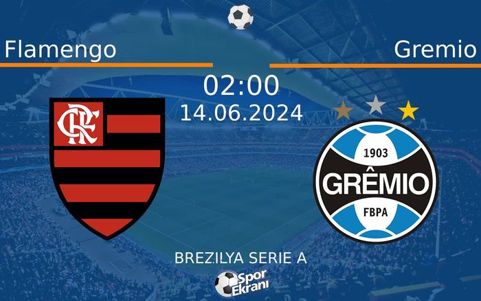 14 Haziran 2024 Flamengo vs Gremio maçı Hangi Kanalda Saat Kaçta Yayınlanacak? 14 Haziran 2024 Flamengo vs Gremio maçı Hangi Kanalda Saat Kaçta Yayınlanacak?