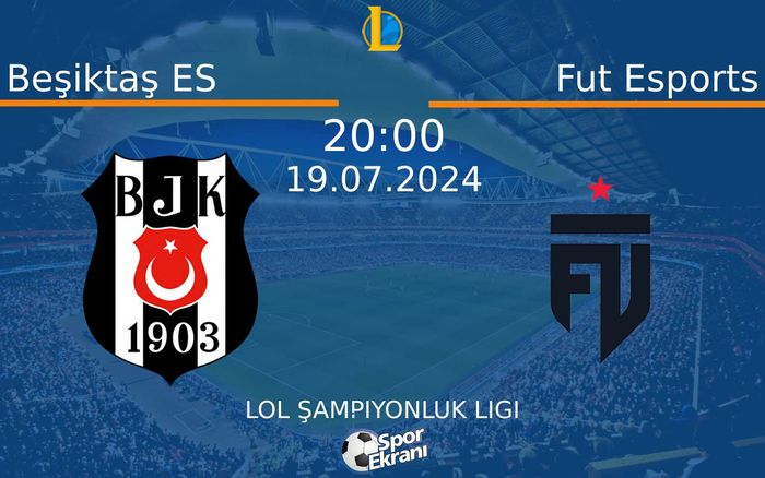 19 Temmuz 2024 Beşiktaş ES vs Fut Esports maçı Hangi Kanalda Saat Kaçta Yayınlanacak? 19 Temmuz 2024 Beşiktaş ES vs Fut Esports maçı Hangi Kanalda Saat Kaçta Yayınlanacak?