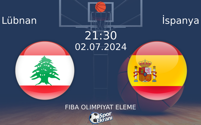 02 Temmuz 2024 Lübnan vs İspanya maçı Hangi Kanalda Saat Kaçta Yayınlanacak? 02 Temmuz 2024 Lübnan vs İspanya maçı Hangi Kanalda Saat Kaçta Yayınlanacak?