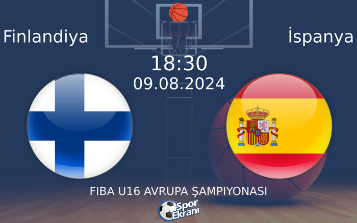 09 Ağustos 2024 Finlandiya vs İspanya maçı Hangi Kanalda Saat Kaçta Yayınlanacak? 09 Ağustos 2024 Finlandiya vs İspanya maçı Hangi Kanalda Saat Kaçta Yayınlanacak?