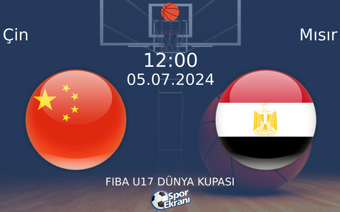 05 Temmuz 2024 Çin vs Mısır maçı Hangi Kanalda Saat Kaçta Yayınlanacak?