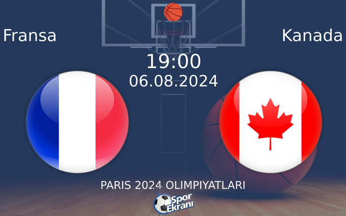 06 Ağustos 2024 Fransa vs Kanada maçı Hangi Kanalda Saat Kaçta Yayınlanacak?