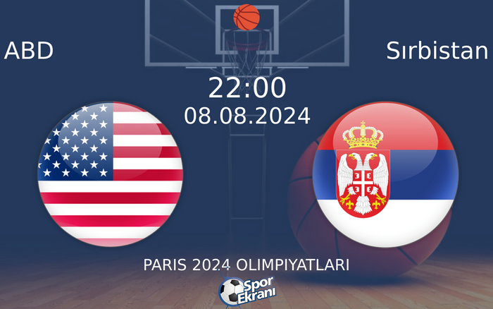 08 Ağustos 2024 ABD vs Sırbistan maçı Hangi Kanalda Saat Kaçta Yayınlanacak? 08 Ağustos 2024 ABD vs Sırbistan maçı Hangi Kanalda Saat Kaçta Yayınlanacak?
