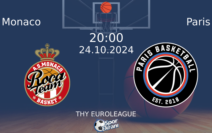 24 Ekim 2024 Monaco vs Paris maçı Hangi Kanalda Saat Kaçta Yayınlanacak?