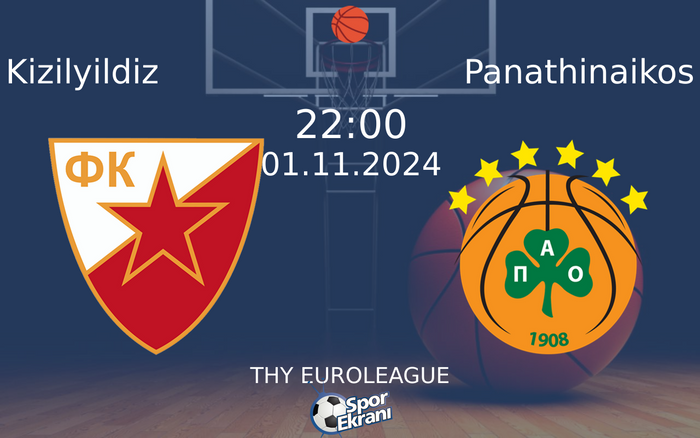 01 Kasım 2024 Kizilyildiz vs Panathinaikos maçı Hangi Kanalda Saat Kaçta Yayınlanacak? 01 Kasım 2024 Kizilyildiz vs Panathinaikos maçı Hangi Kanalda Saat Kaçta Yayınlanacak?
