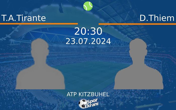 23 Temmuz 2024 T.A.Tirante vs D.Thiem maçı Hangi Kanalda Saat Kaçta Yayınlanacak?