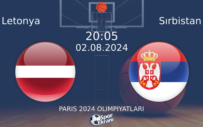 02 Ağustos 2024 Letonya vs Sırbistan maçı Hangi Kanalda Saat Kaçta Yayınlanacak?