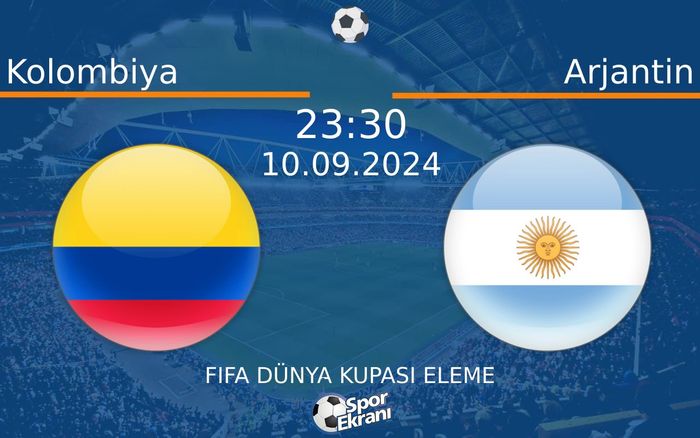 10 Eylül 2024 Kolombiya vs Arjantin maçı Hangi Kanalda Saat Kaçta Yayınlanacak?